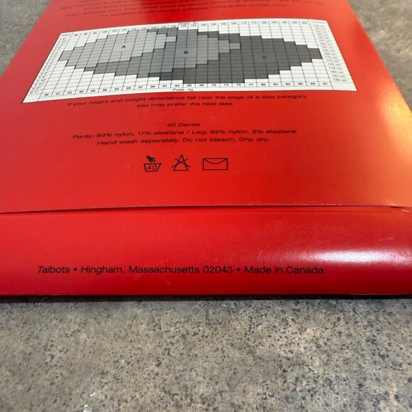 Talbots Microfiber Opaque Control Top Pantyhose Size B Brown VTG Inspired Hosier - Picture 8 of 10